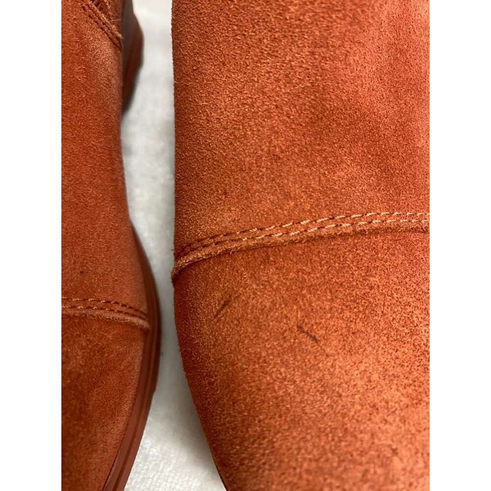 SOREL Evie Pull On Bootie Waterproof Suede Leather Wedge Ankle Booties Sz 6 - Picture 5 of 11